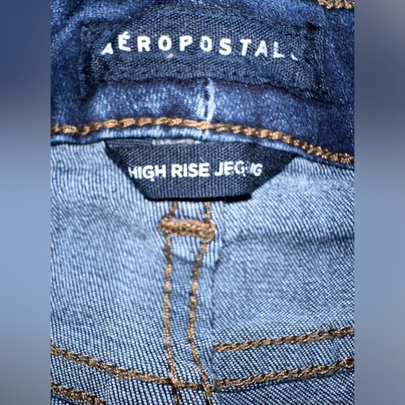 💙❤️ High rise Aeropostale jegging size 00 short - Picture 6 of 6